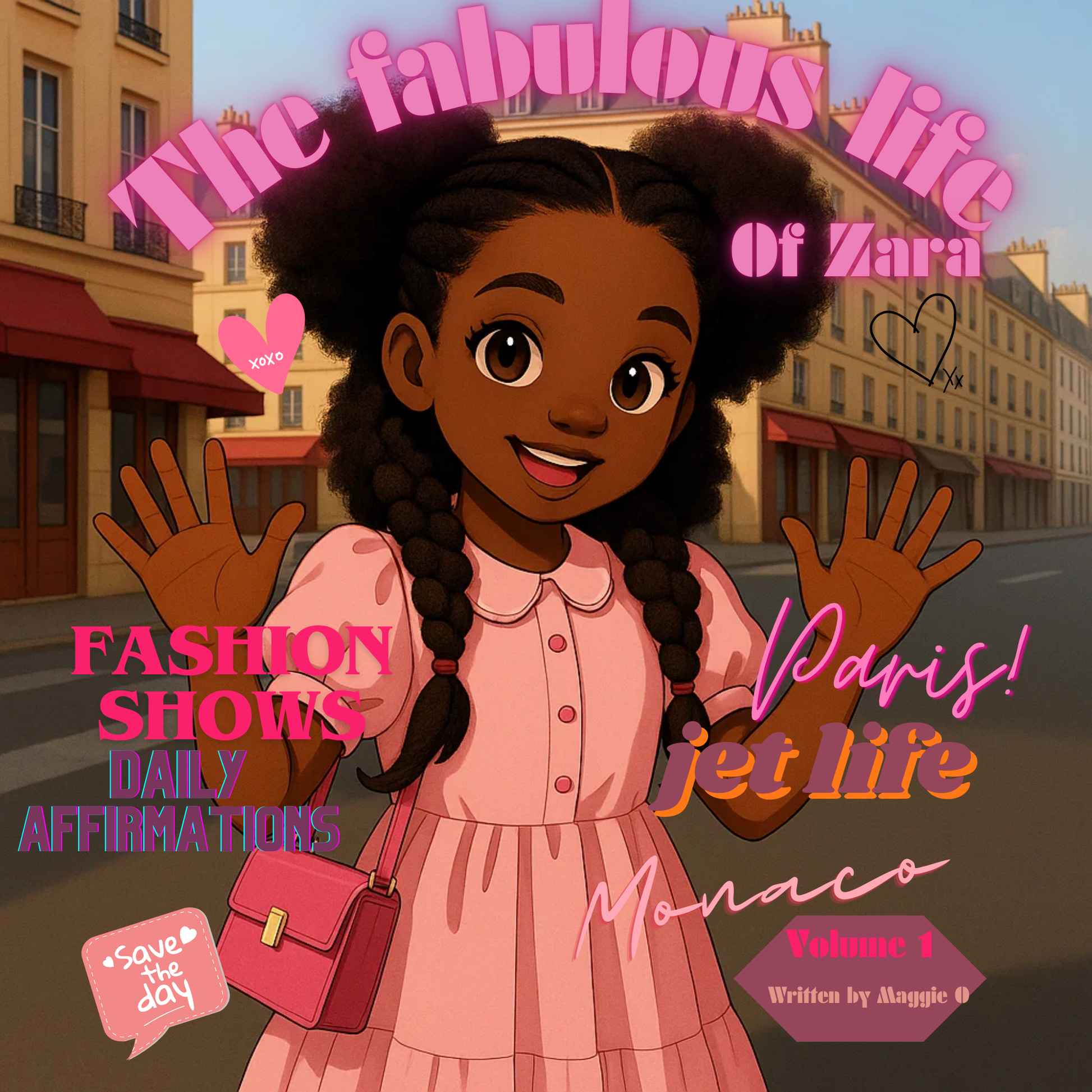 Digital children book for girls who like fashion