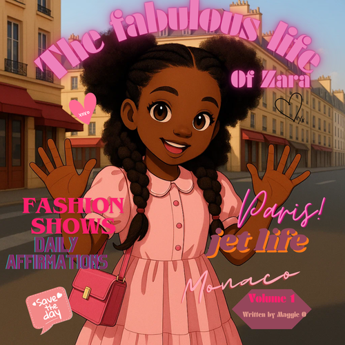 Digital children book for girls who like fashion
